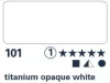 akvarell paint Horadam 1/1  101 titanium opaque white