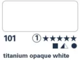 akvarell paint Horadam 1/1  101 titanium opaque white