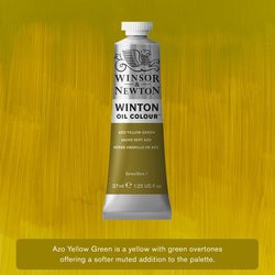 Oil paint Winton 37ml - 280 azo yellow green