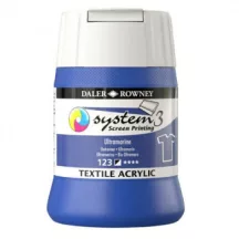 Szitanyomó tinta textilre System3  123 Ultramarin