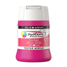 Szitanyomó tinta textilre System3  412 Process Magenta