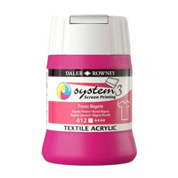 Szitanyomó tinta textilre System3  412 Process Magenta