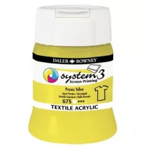 Szitanyomó tinta textilre System3  675 Process Yellow