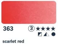 Horadam akvarell festék 15ml  363 skarlátvörös