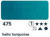 akvarell paint Horadam 1/2  475 helio turquoise