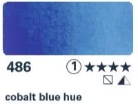 Akvarellfesték Horadam 1/2 - 486 kobalt kék árnyalat