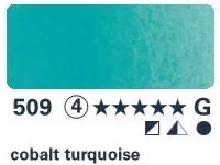 Akvarellfesték Horadam 1/2 - 509 kobalt türkiz Akvarellfesték Horadam 1/2 - 509 kobalt türkiz