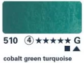 Akvarellfesték Horadam 1/2 - 510 kobalt zöld türkiz Akvarellfesték Horadam 1/2 - 510 kobalt zöld türkiz