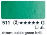 Akvarellfesték Horadam 15ml - 511 króm-oxid zöld fényes