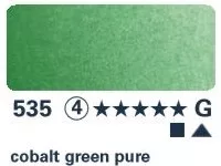 Akvarellfesték Horadam 1/2 - 535 kobalt zöld tiszta