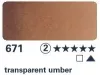 Akvarellfesték Horadam 15ml  671 átlátszó umbra