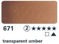 Akvarellfesték Horadam 15ml  671 átlátszó umbra