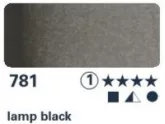 akvarell paint Horadam 1/2  781 lamp black