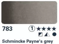 akvarell paint Horadam 1/2  783 Schmincke Payne's gray