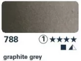 akvarell paint Horadam 1/2  788 graphite grey
