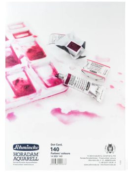Próba pontlap akvarell színek Schmincke Horadam 140 árnyalat