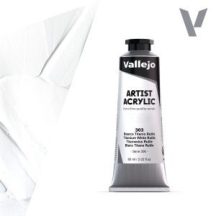   Vallejo Artist akril festék 60ml – 303 Titanium White Rutile