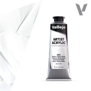 Vallejo Artist akril festék 60ml – 303 Titanium White Rutile
