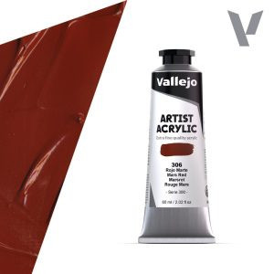 Vallejo Artist akril festék 60ml – 306 Mars Red