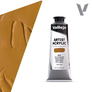 Vallejo Artist akril festék 60ml – 317 Yellow Ochre