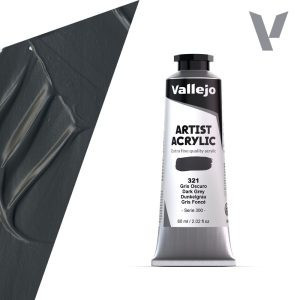 Vallejo Artist akril festék 60ml – 321 Dark Grey