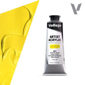 Vallejo Artist akril festék 60ml – 401 Hansa Yellow