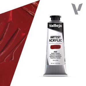 Vallejo Artist akril festék 60ml – 402 Naphthol Crimson