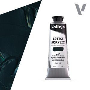 Vallejo Artist akril festék 60ml – 407 Phtalo Green