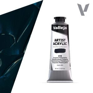 Vallejo Artist akril festék 60ml – 418 Phtalocyanine Turquoise