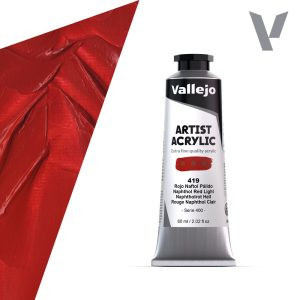 Vallejo Artist akril festék 60ml – 419 Naphtol Red Light