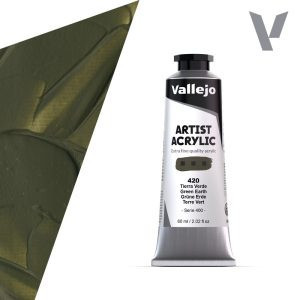 Vallejo Artist akril festék 60ml – 420 Green Earth