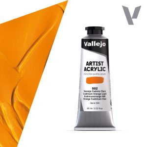 Vallejo Artist akril festék 60ml – 502 Cadmium Orange Light
