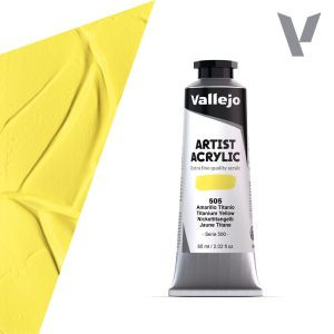 Vallejo Artist akril festék 60ml – 505 Titanium Yellow