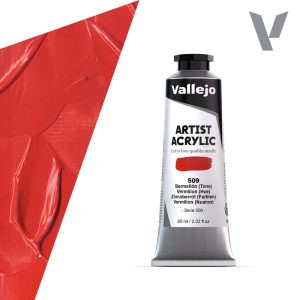 Vallejo Artist akril festék 60ml – 509 Vermillion (Hue)