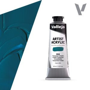 Vallejo Artist akril festék 60ml – 604 Cobalt Turquoise