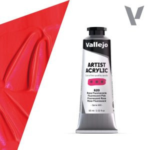 Vallejo Artist akril festék 60ml – 620 Fluorescent Pink