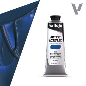 Vallejo Artist akril festék 60ml – 622 Fluorescent Blue