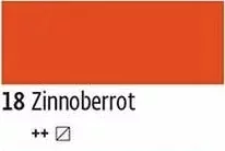 Akril festék Kreul Solo Goya 750ml – 18 Cinóbervörös