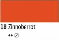 Akril festék Kreul Solo Goya 750ml – 18 Cinóbervörös