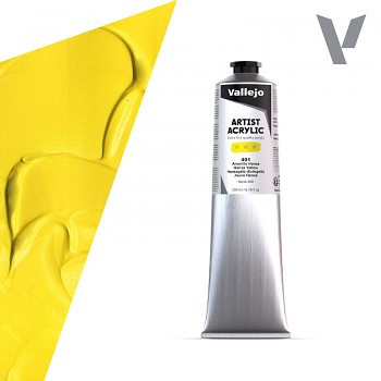 Vallejo Artist akril festék 200ml – 401 Hansa Yellow