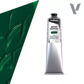 Vallejo Artist akril festék 200ml – 415 Emerald Green (Hue)