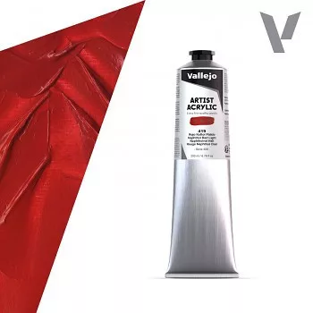 Vallejo Artist akril festék 200ml – 419 Naphtol Red Light