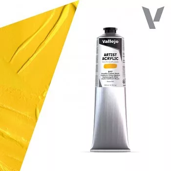Vallejo Artist akril festék 200ml – 517 Cadmium Yellow Medium