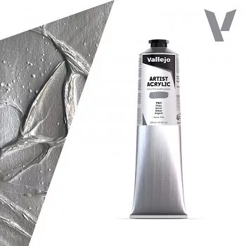 Vallejo Artist akril festék 200ml – 701 Silver