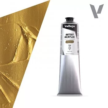 Vallejo Artist akril festék 200ml – 702 Gold (Iridescent)