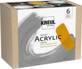   Akril festékkészlet Kreul Triton 6x750ml – Neutral Colors