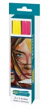 Akril marker készlet Triton 2 db Fluorescent
