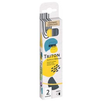 Akril marker készlet Triton 2 db Natural Pigments