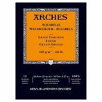 Vízfesték tömb Arches durva szemcsés A5, 100% pamut