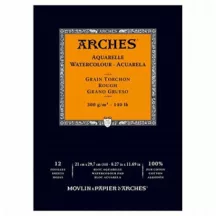 Vízfesték tömb Arches durva szemcsés A4, 100% pamut